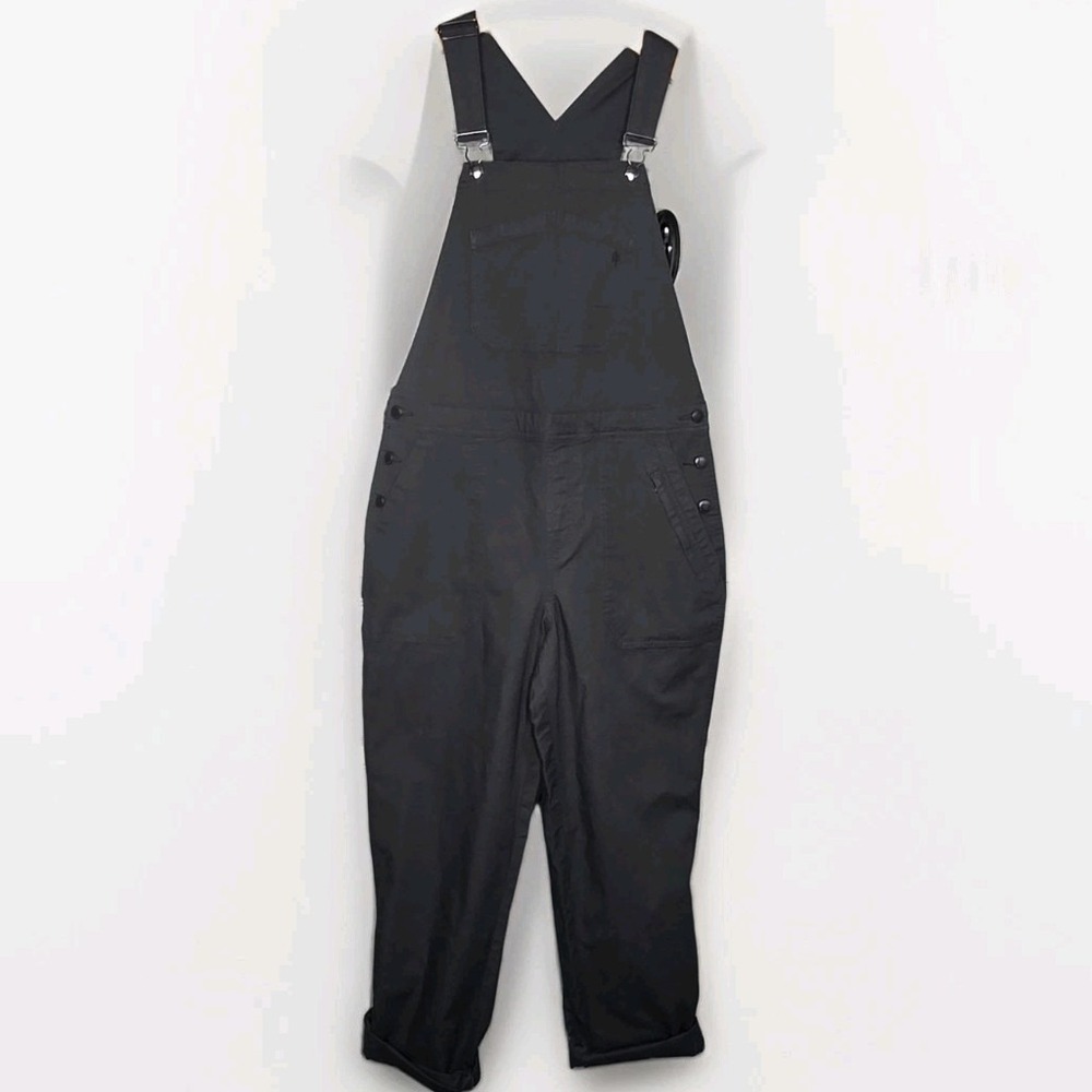 Royal Robbins Charcoal Grey Half Dome Overalls Womens Sz Med cargo standard fit
